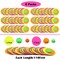 110feet UV Round Dot Paper Neon Garland Neon Streamers Black Light Neon Decorations for Dark Glow Party UV Reactive Neon Party Favors Glow in The Dark Party Supplies Wedding Birthday Banner Decoration